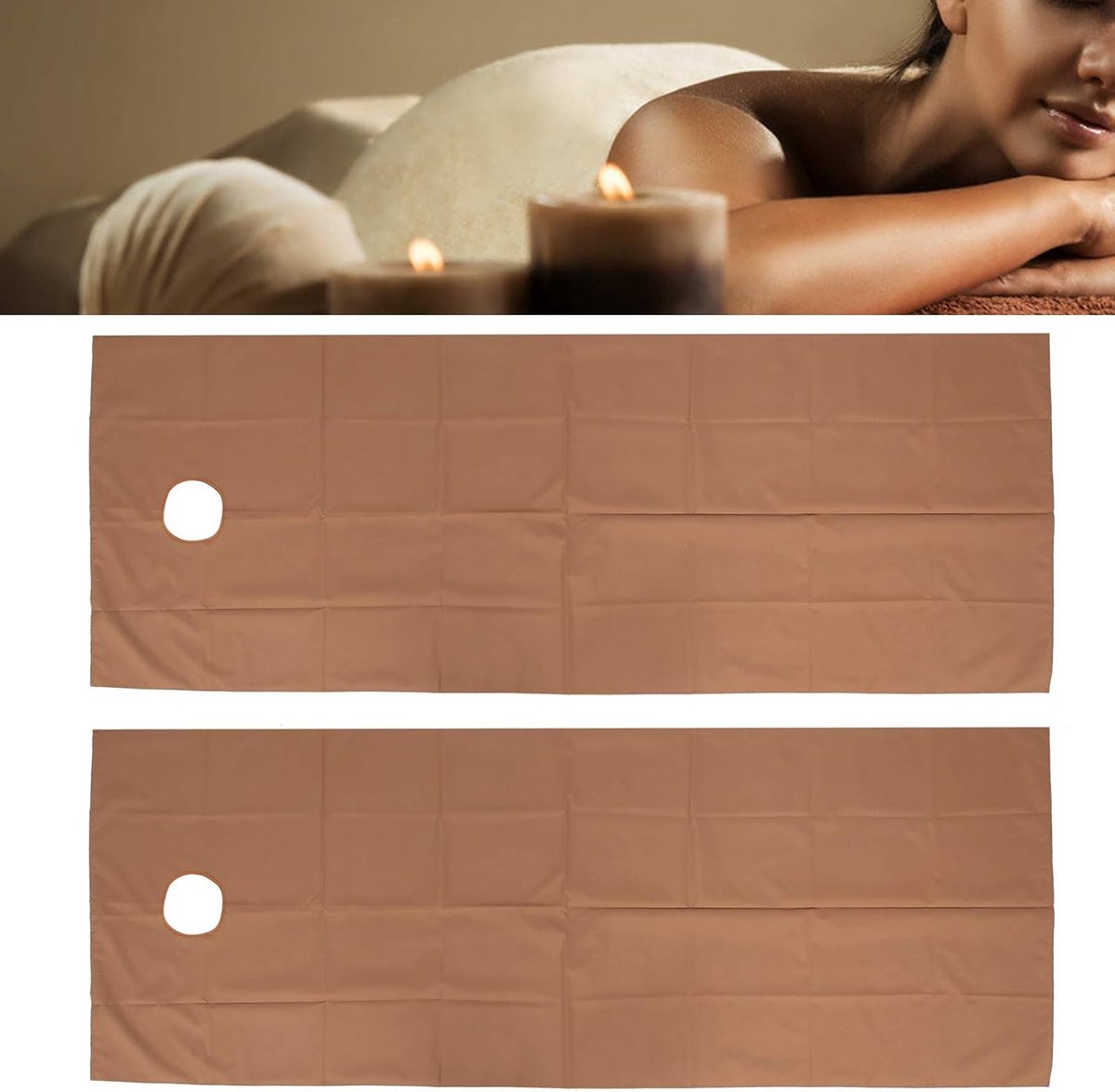 Hoeslaken voor Massagetafel, SPA Beddengoed - Zacht en Oliebestendig voor Wellness & Schoonheidssalons