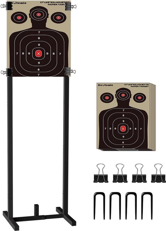 ATFLBOX 17,8 X 22,9 Cm BB Gun Target Trap Kogelval Met 20 Papieren Doelen Voor Luchtpistool Airsoft En Geweer Schietoefeningen 1012075917