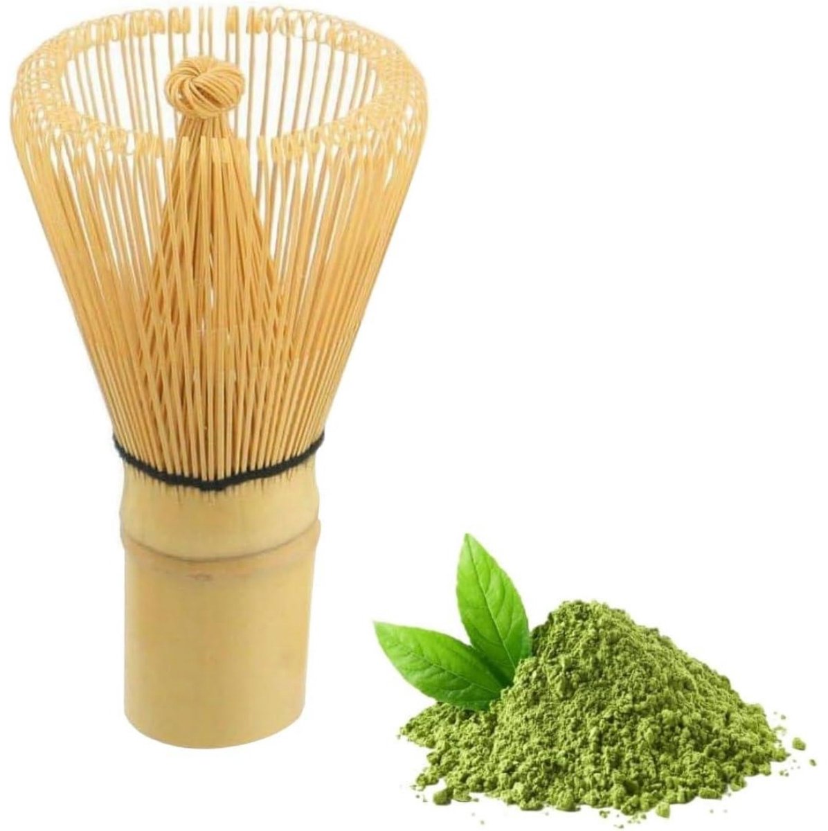 GELLDG Matcha garde - Natuurlijke bamboe - Traditionele matcha beginnersset - Gereedschap geschikt voor het maken van matcha garde - Geschikt voor de Japanse theeceremonie