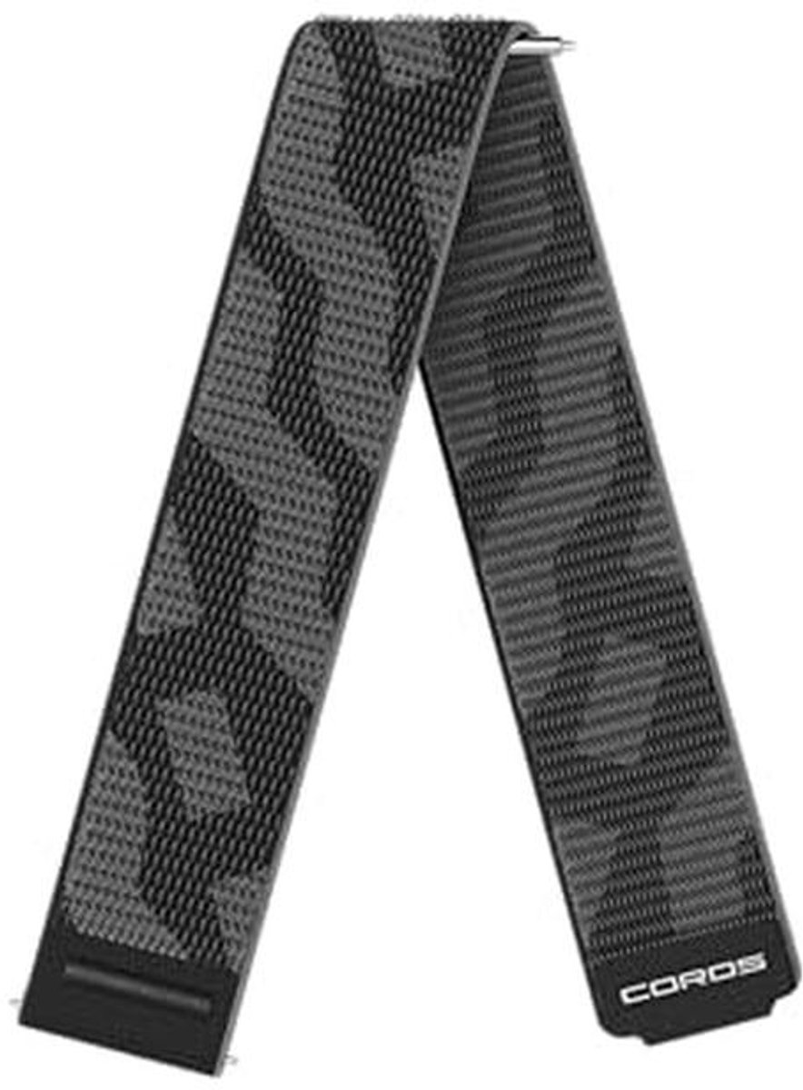 Nylon Horlogeband Zwart voor Sporthorloge