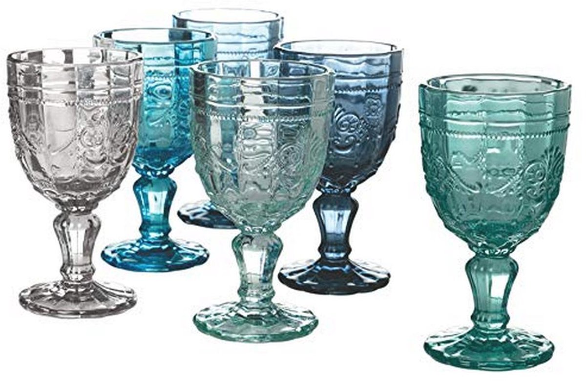 Elegante Wijnglazen Set van 6 - 265 ml