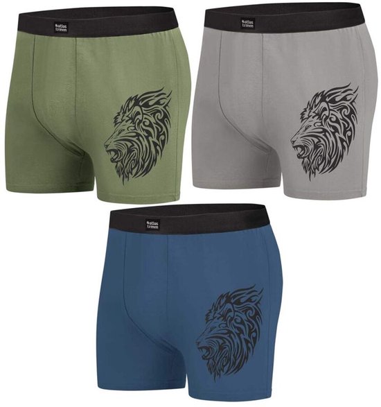 ATLAS POUR HOMME - Set de 3 boxers confortables - Homme - Disponible en grandes tailles - 3XL