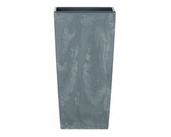 Pot de fleurs High Square Urbi Square Effect 27x27x50cm MARENGO Prosperplast