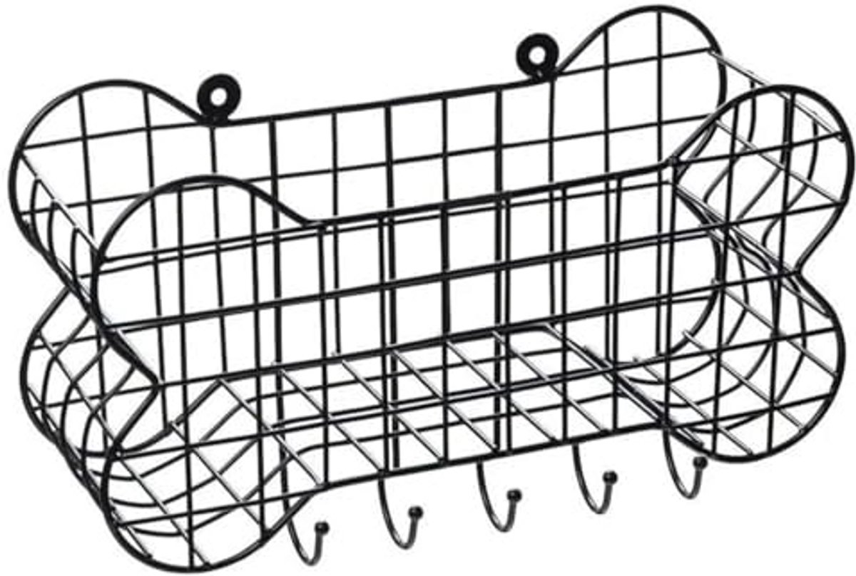 Hond Bone Wire Opslag Wandplank - Groot