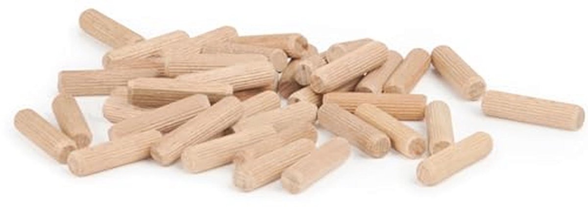 Houten Deuvelpluggen 400 Stuks - 8 x 40mm Beukenhout