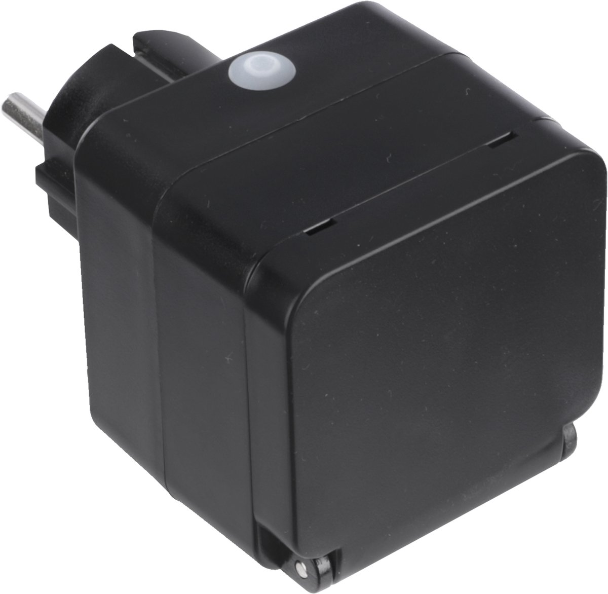 Q-Link adapterstekker - randaarde - WIFI meter - 16A - zwart