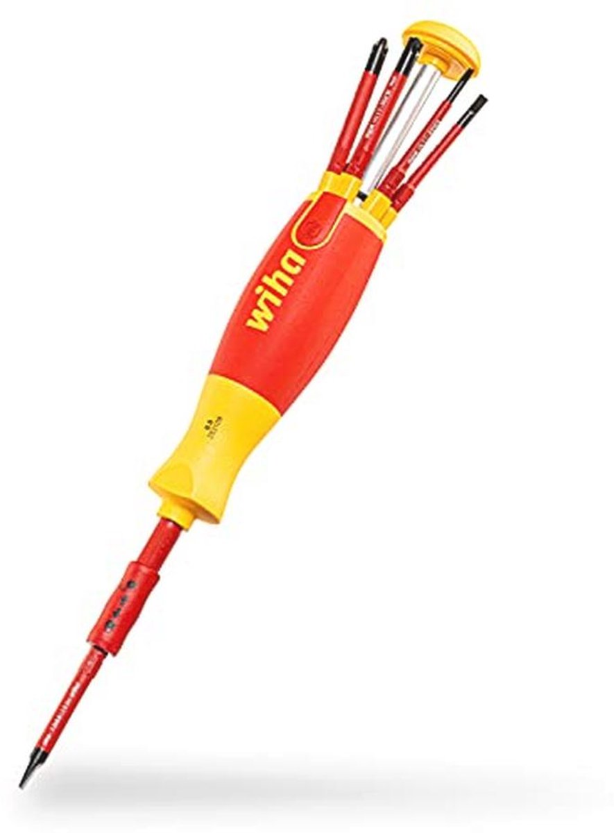 Schroevendraaier met lift-up elektrische oplader 6-delige set