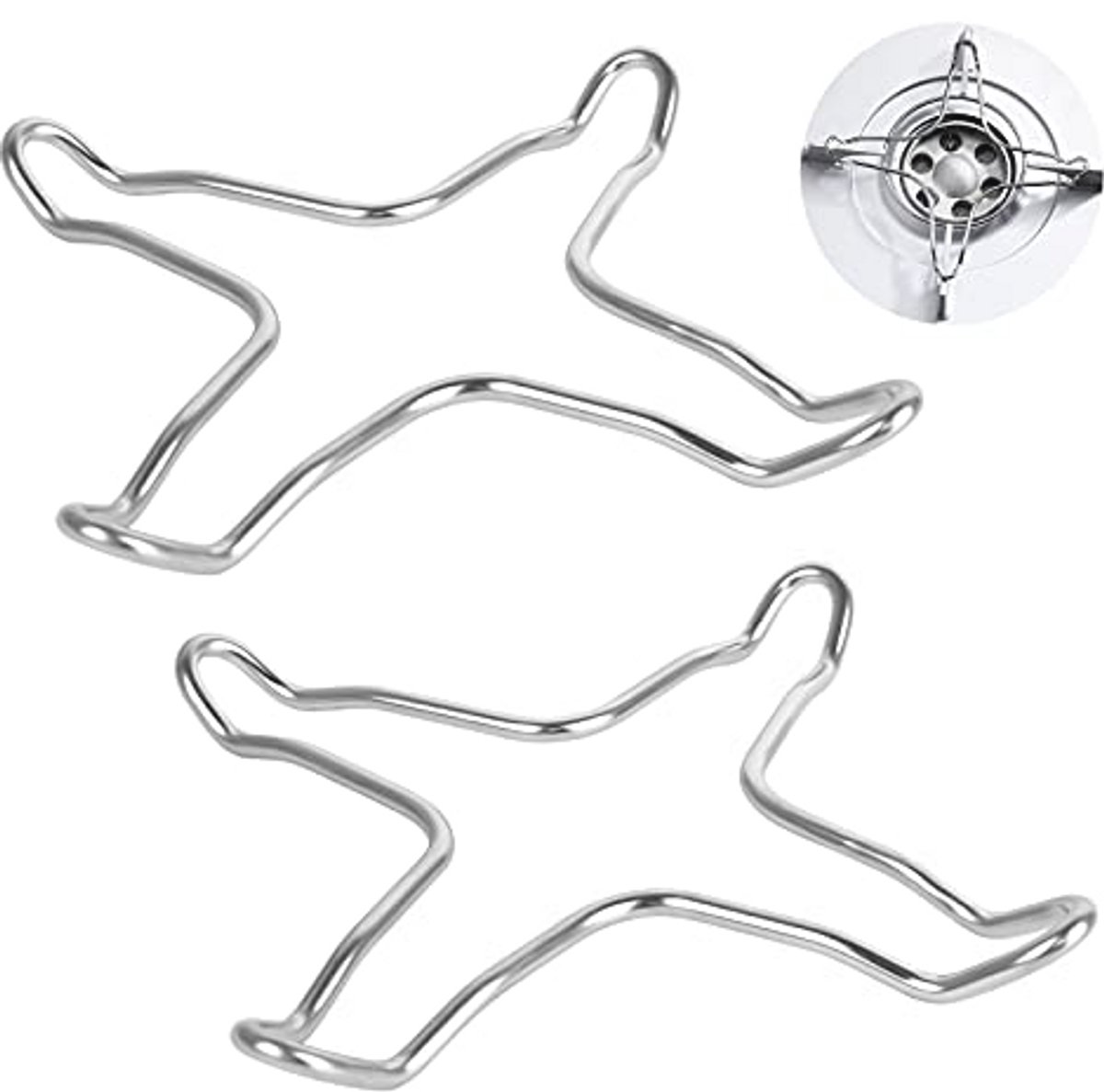 Stainless Steel Gas Reducers for Hobs – 2 Pack