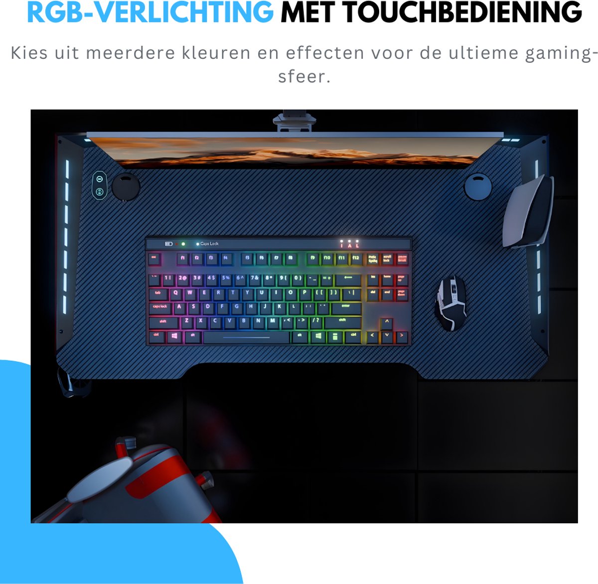 Livista Livista Gaming Bureau RGB 120x60 - afbeelding 5