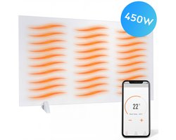 Silvergear Infrarood Verwarmingspaneel Premium - Infrarood Paneel - Verplaatsbaar - WIFI - 450W -…