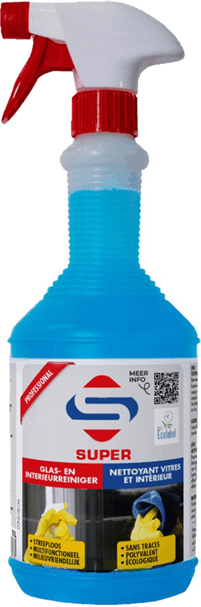 SuperCleaners - Glas en Interieurreiniger 1 liter