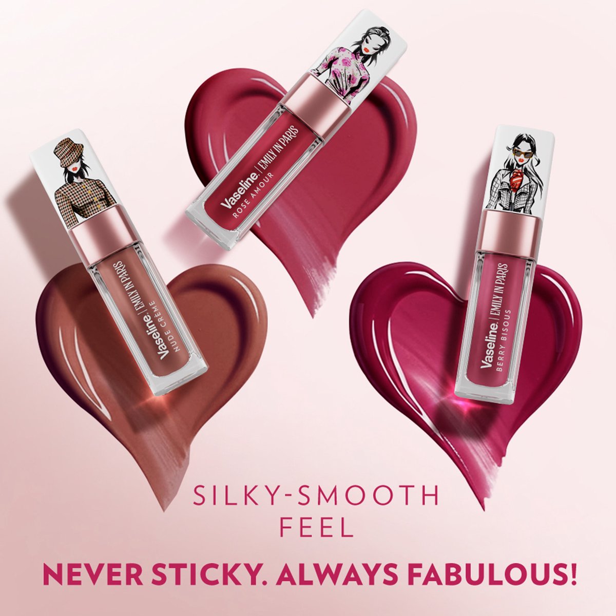 Vaseline x Emily in Paris Lip Oil Nude Crème, getinte lipgloss voor vollere lippen (1x4g) — cadeau in Verzorging - foto 5