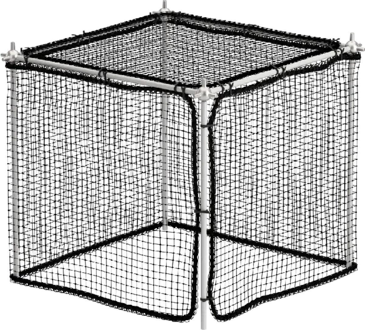 WITBOSCH - Plantenbak - Fruit- en groentekooi voor plantenbak 57x57 cm