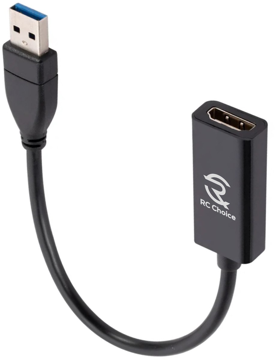 USB 2.0 naar HDMI Adapter Kabel - Full HD 60Hz - USB Male naar HDMI Female - Compact