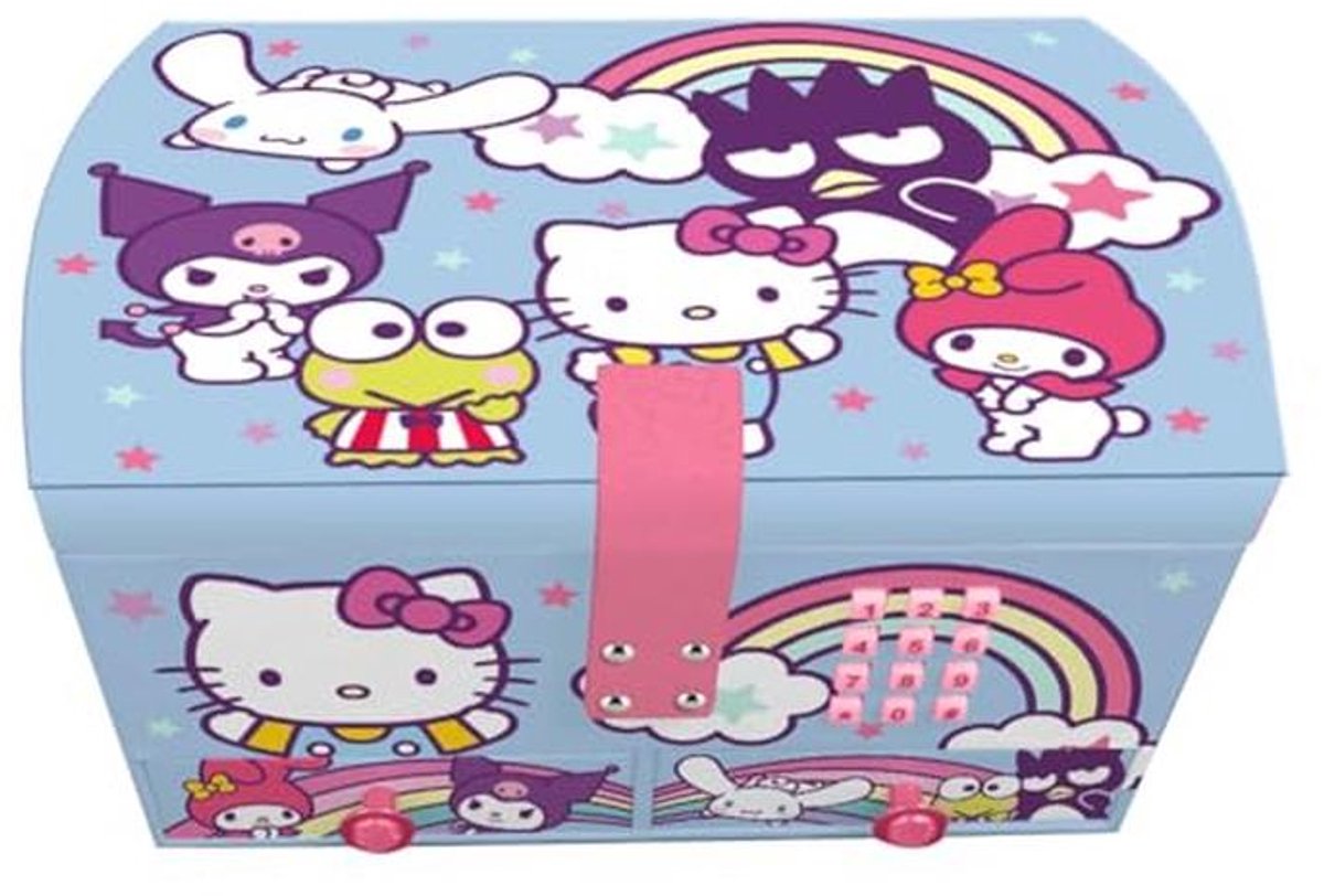 Kinderen Muziek Sieraden Doos Met Geheime Code - 20x18x14cm, Kunststof