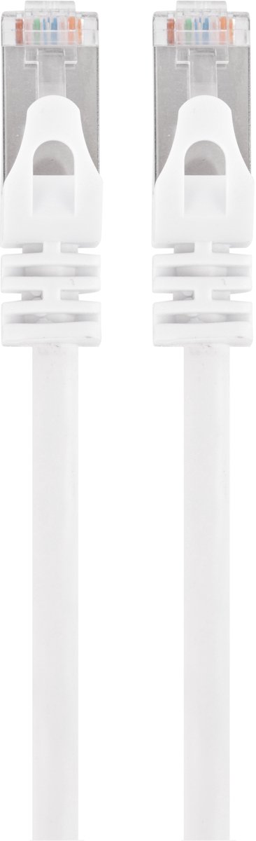 Q-Link FTP kabel - CAT7 - 2RJ45 - wit - 10 m