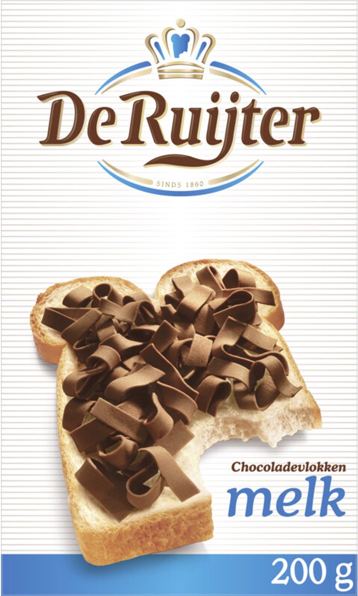 De Ruijter Chocolade vlokken melk