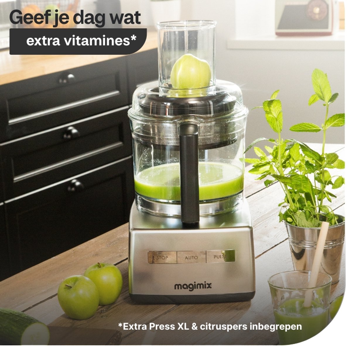 Magimix CS 5200 XL Premium Foodprocessor - Keukenmachine met Sapcentrifuge - Zwart thumbnail 6