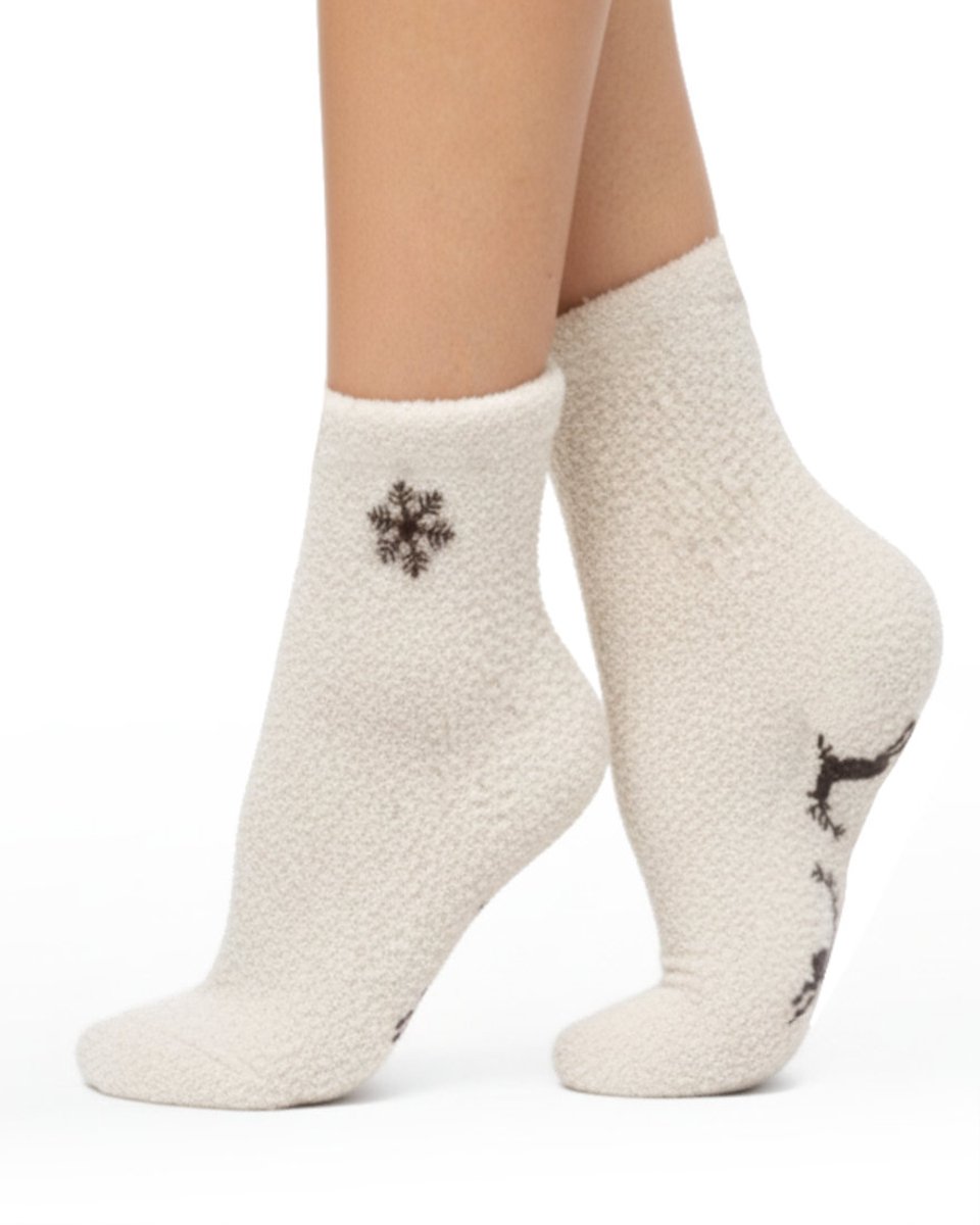 Topsocks bedsokken kleur: ivoor maat: 36-41