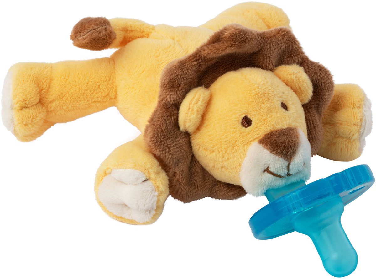 Wubbanub fopspeen met knuffel - Leeuw