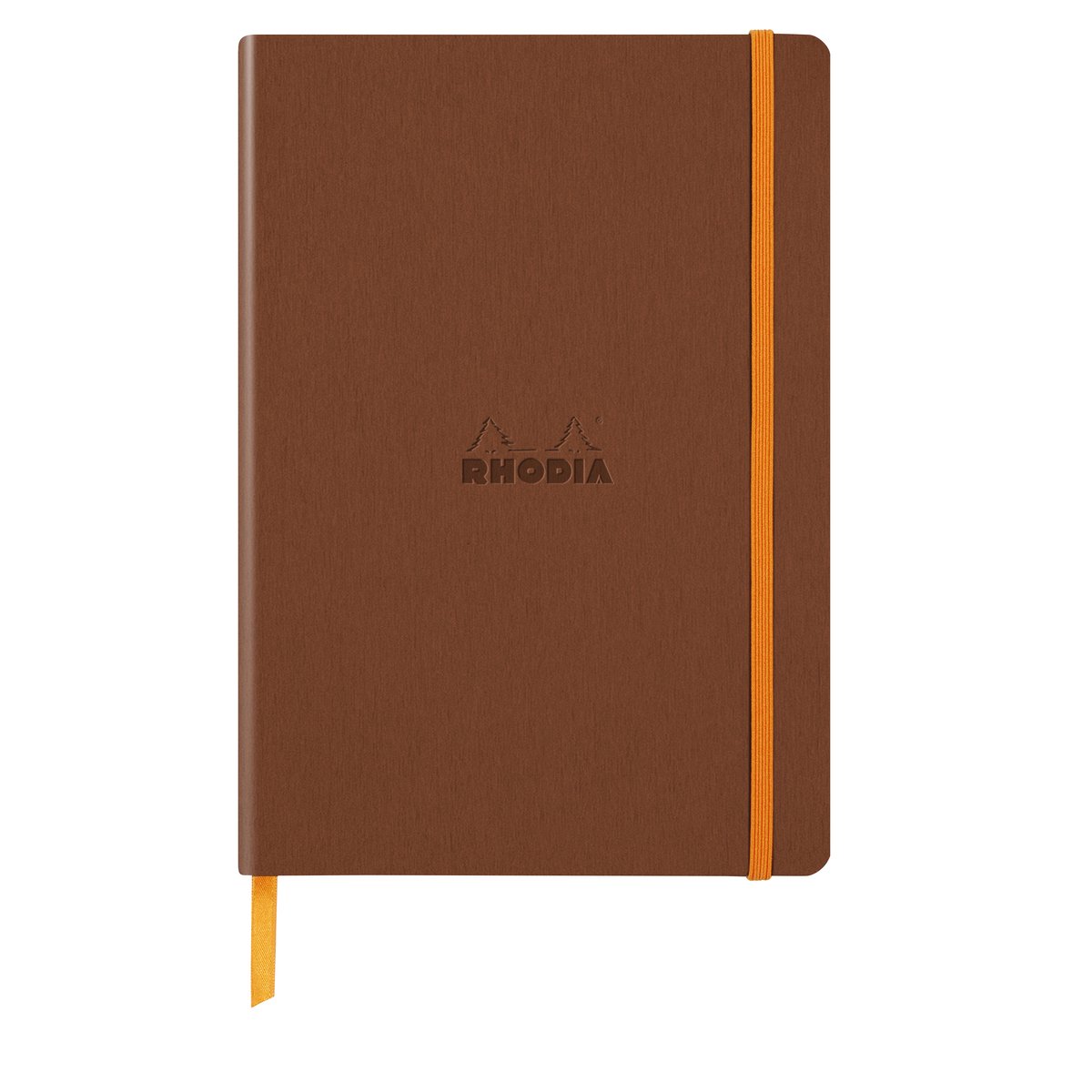 Rhodia Softcover Notitieboek – A5 – 80 Bladen – Gelijnd – Ivoorkleurig Papier 90 g/m² – Met Elastieksluiting - Koper