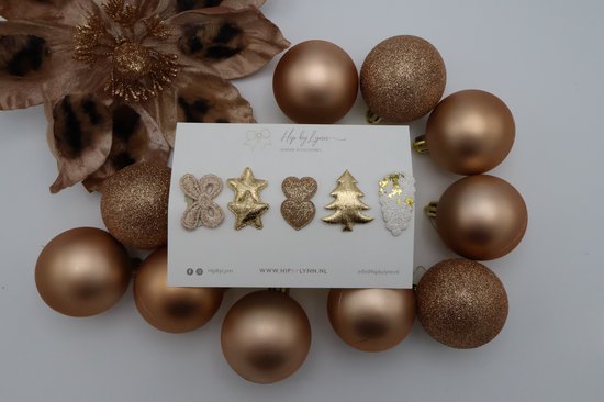 HipByLynn - Antislip haarspeldjes baby - Haarspeldje voor feestdagen - Sil -Antislip kerst haarspeldje - Antislip speldje - Dunne haartjes - Sil - Eerste haarspeldje - Baby haar