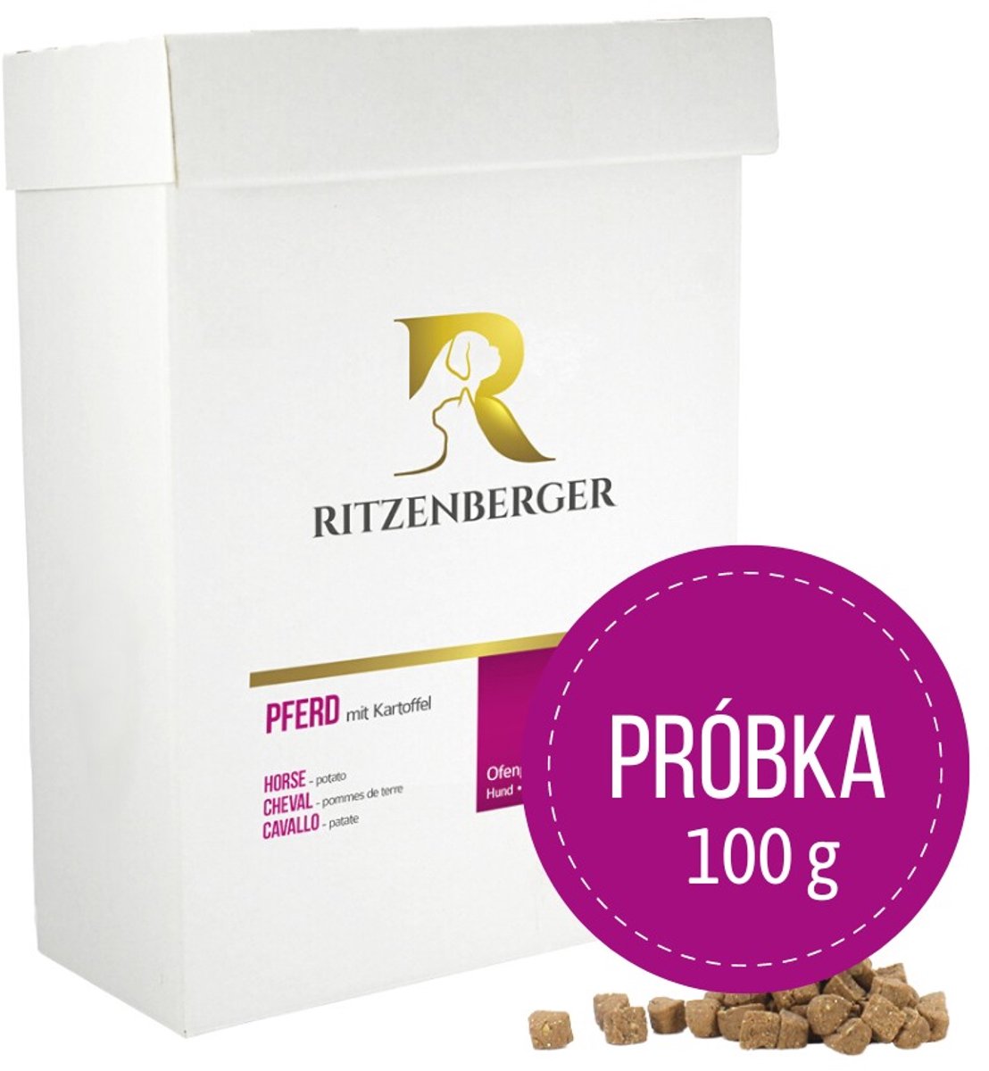Ritzenberger Ritzenberger – Baked Dog Food – Paardenvlees met aardappelen en groenten – Hypoallergeen – Laag vet – Natuurlijk