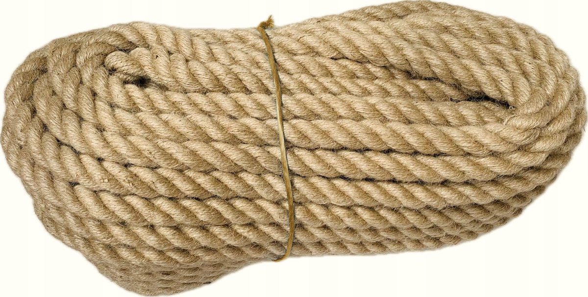 Natuurlijk Jute Touw 30mm, 20m - Geurloos & Sterk