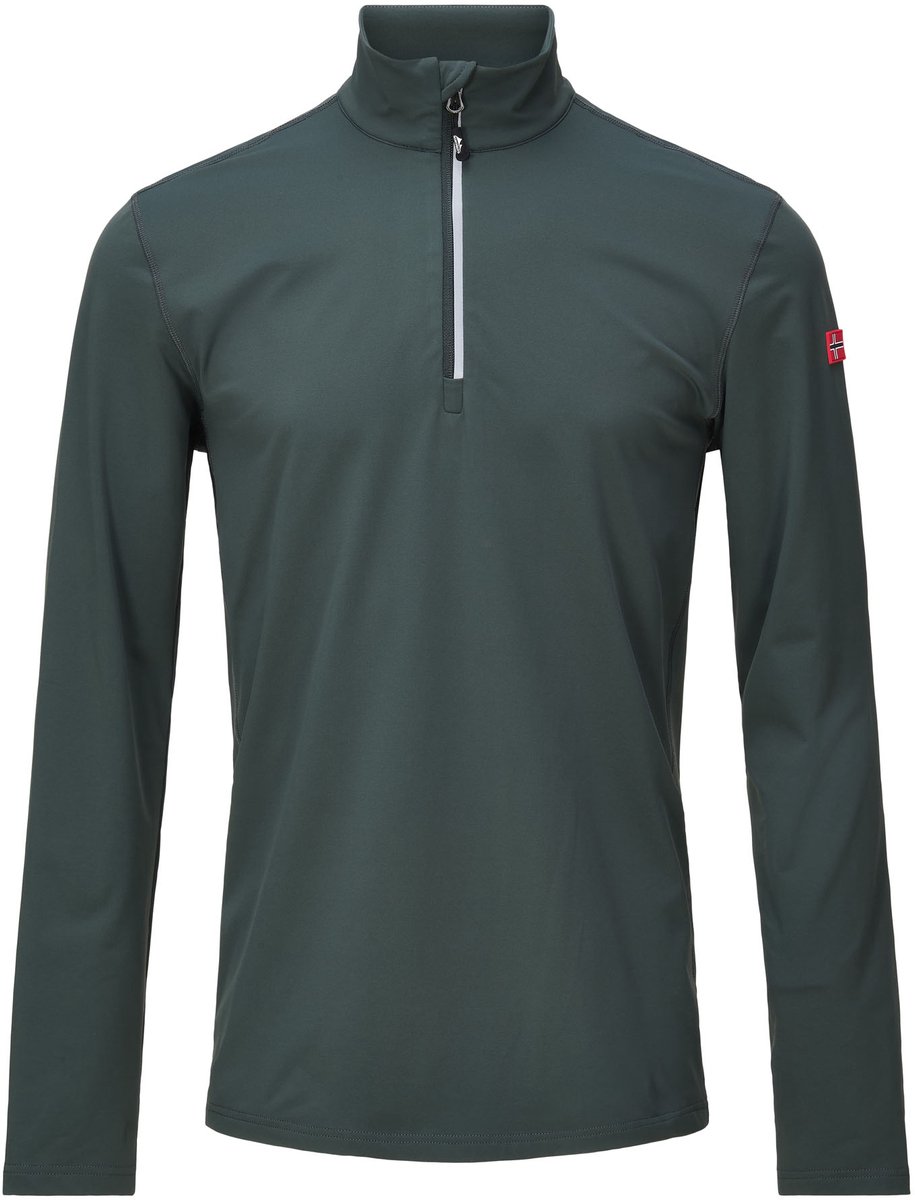 Nordberg heren ski pully Fjorden – korte rits 3XL Groen