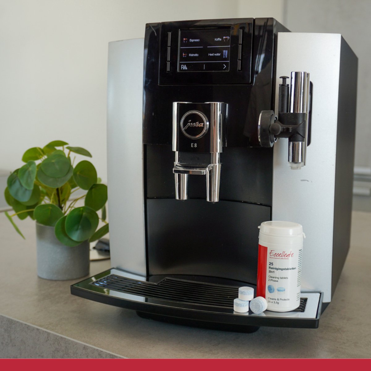 Eccellente Reinigingstabletten voor Jura koffiemachine en volautomaat – 25 tabletten – 2-in-1 — afbeelding 5