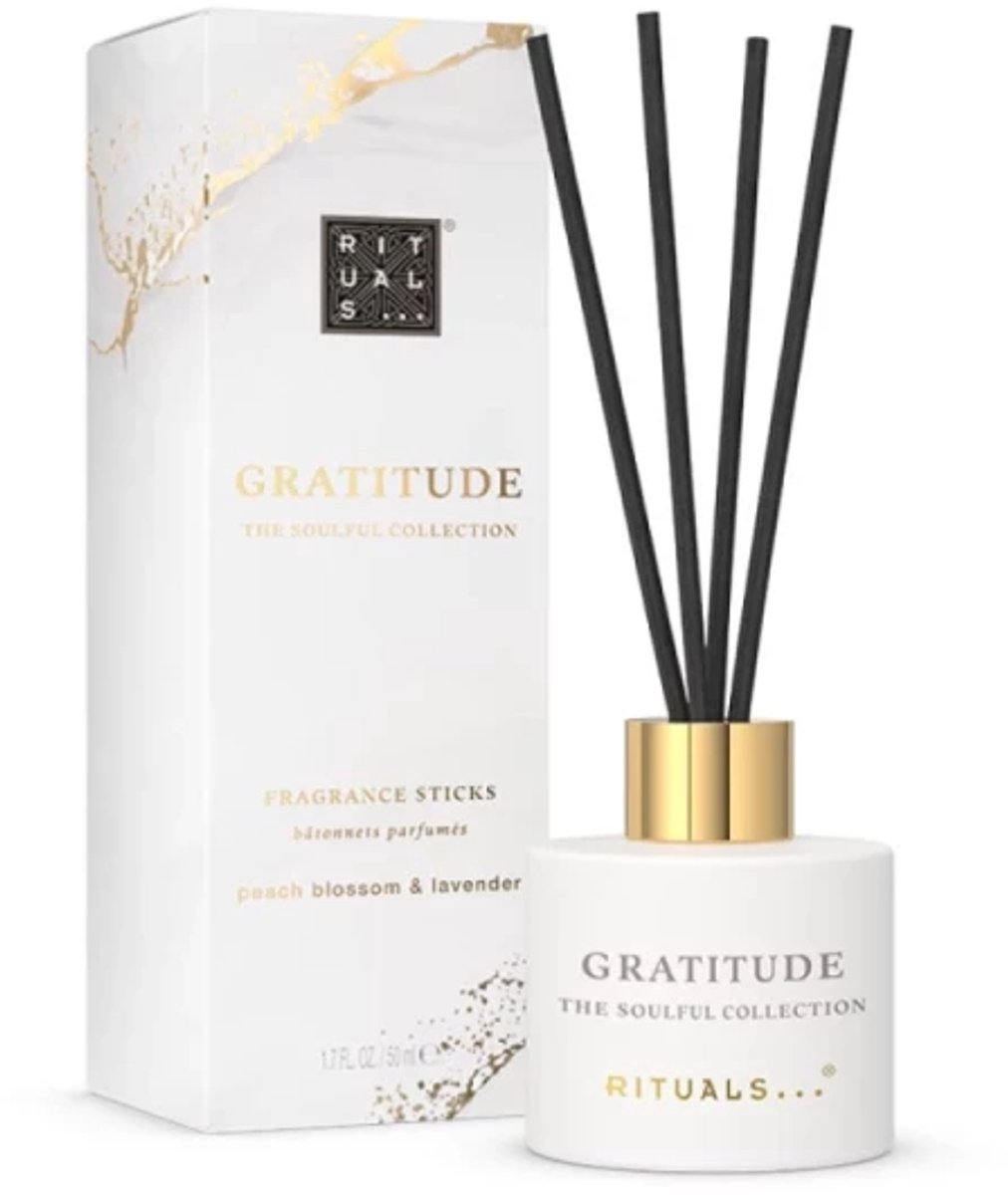 Rituals MINI geurstokjes - GRATITUDE - Peach Blossom Lavender - 50 ml