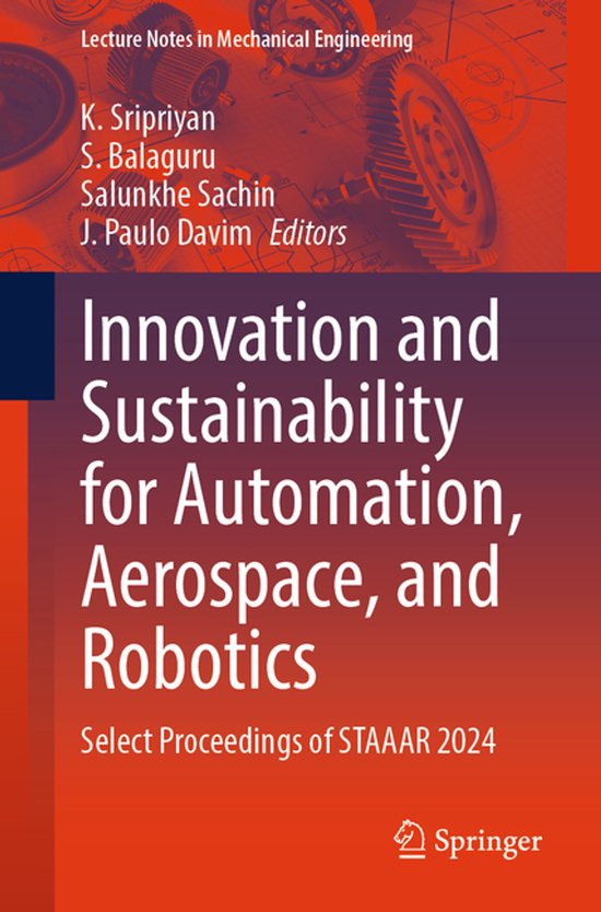 Lecture Notes in Mechanical Engineering- Innovation and Sust ... - cover