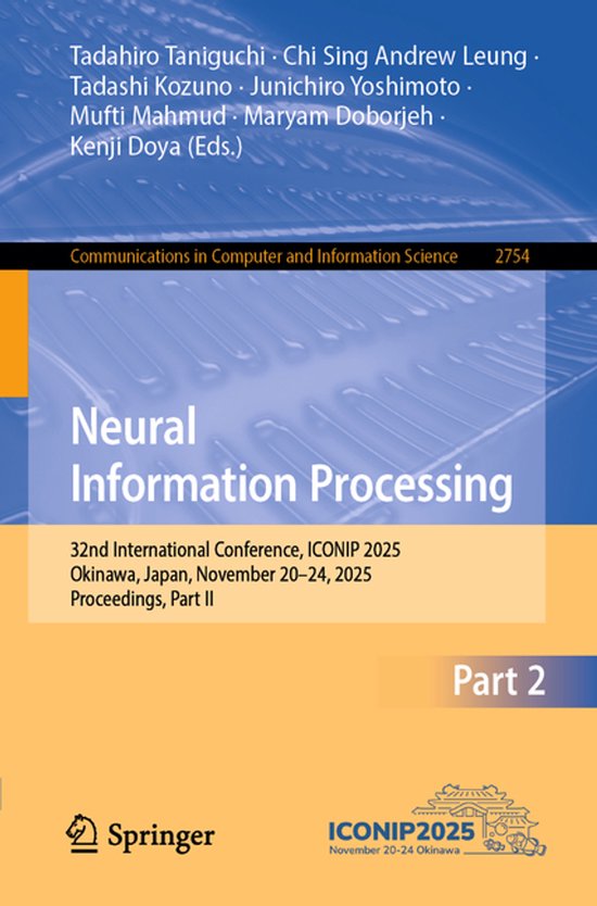 Communications in Computer and Information Science2754- Neur ... - cover