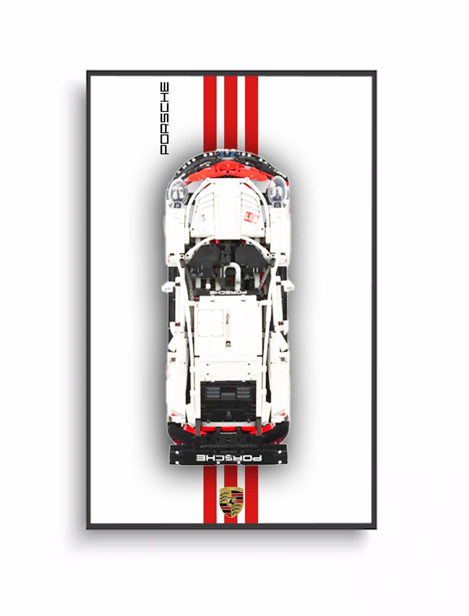 Display Frame voor Porsche 911 RSR - 42096