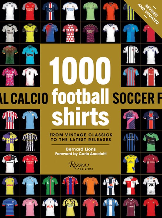 1000 Football Shirts Revised and Updated - cover