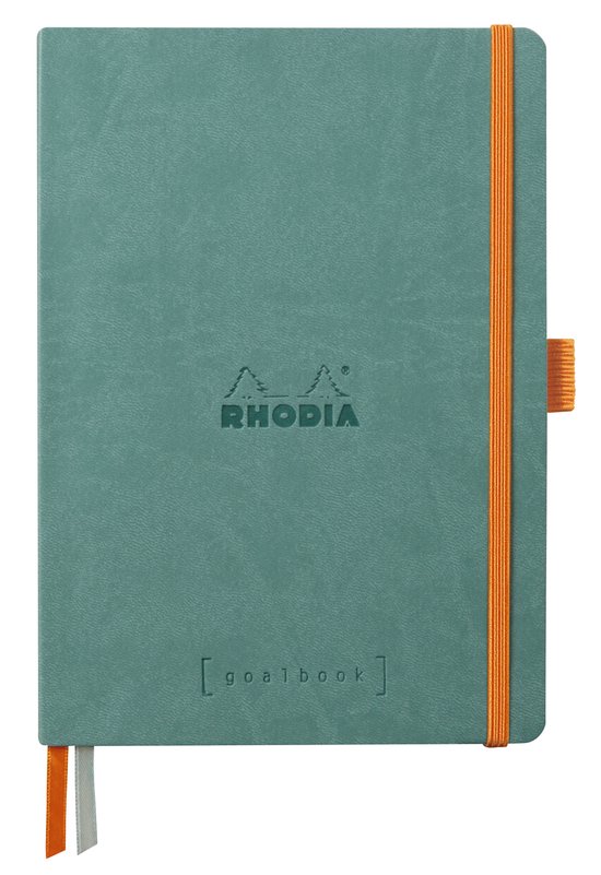 Rhodia Goalbook – Bullet Journal – A5 – 14,8x21cm – Softcover – Gestippeld – Dotted – Eau