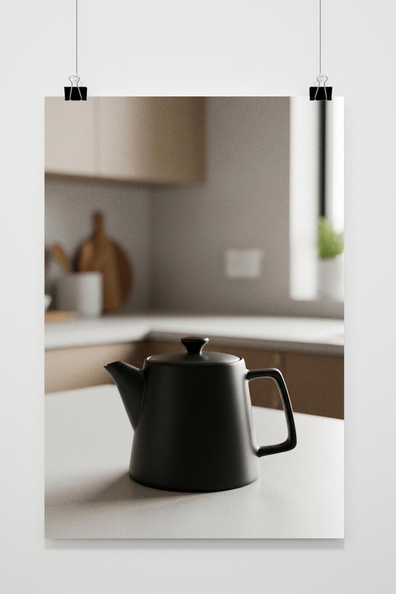 Ketel Poster - Drank Posters - Pot - Heet - Koffie - Fotografie - Wanddecoratie Keuken - 1