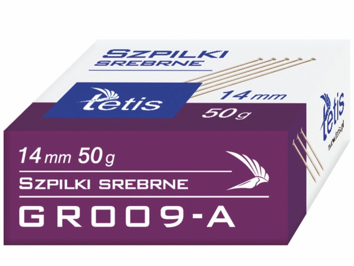 TETIS Klembord Spelden 50g 14mm - Roestvrij Staal met Metalen Kop