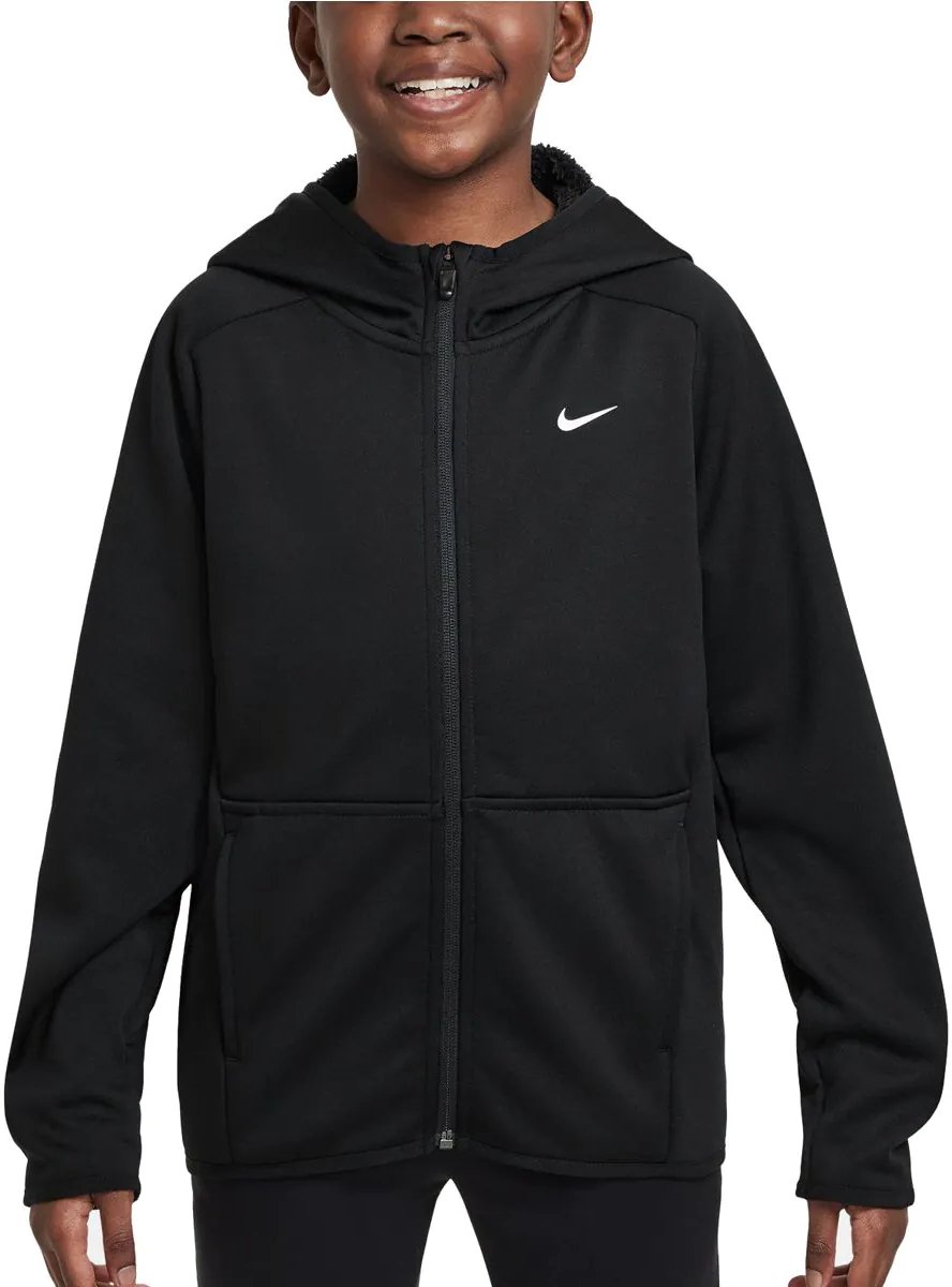 Nike Therma-FIT Winterized Training Big Hoodie- /128 Kids Zwart