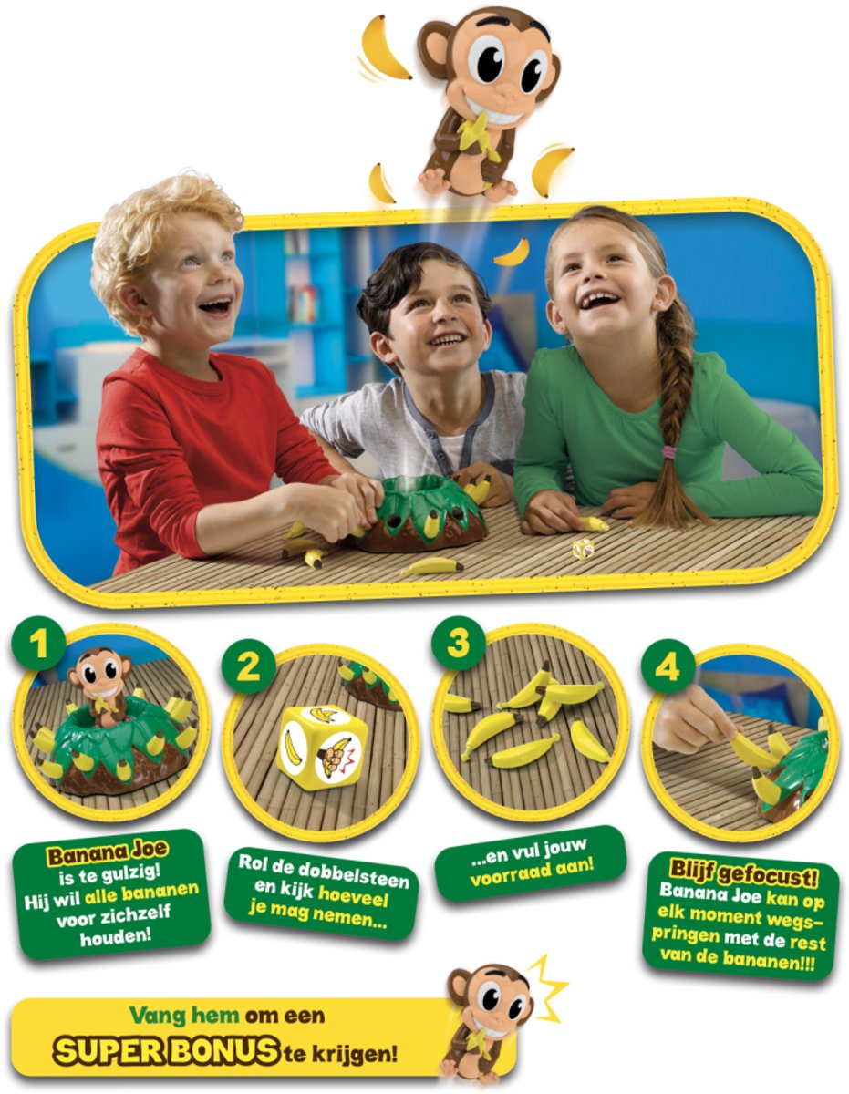 Banana Joe (NL) - Actiespel - Kinderspel van Goliath — cadeau in Spellen & Speelgoed - foto 4