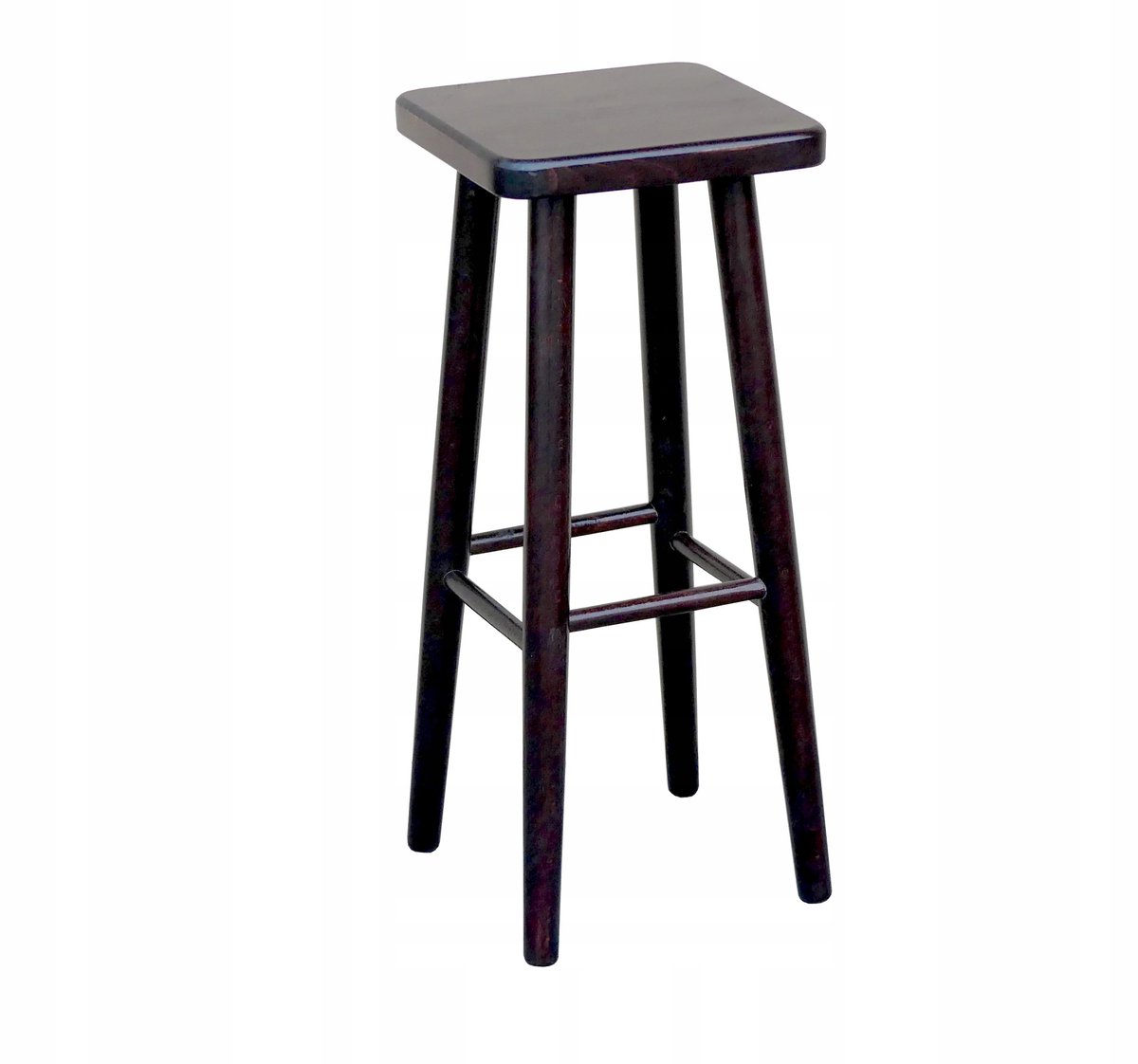 Houten Bar Kruk 70cm - Stevig en Stijlvol in Notenbruin