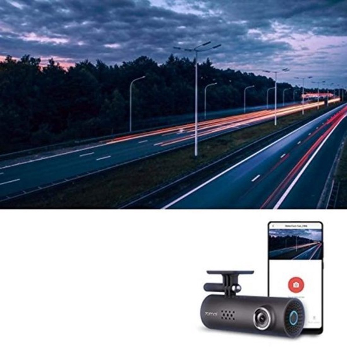 Mijia 70 Minutes (70mai) Smart WiFi Auto Camera Zwart / 16GB