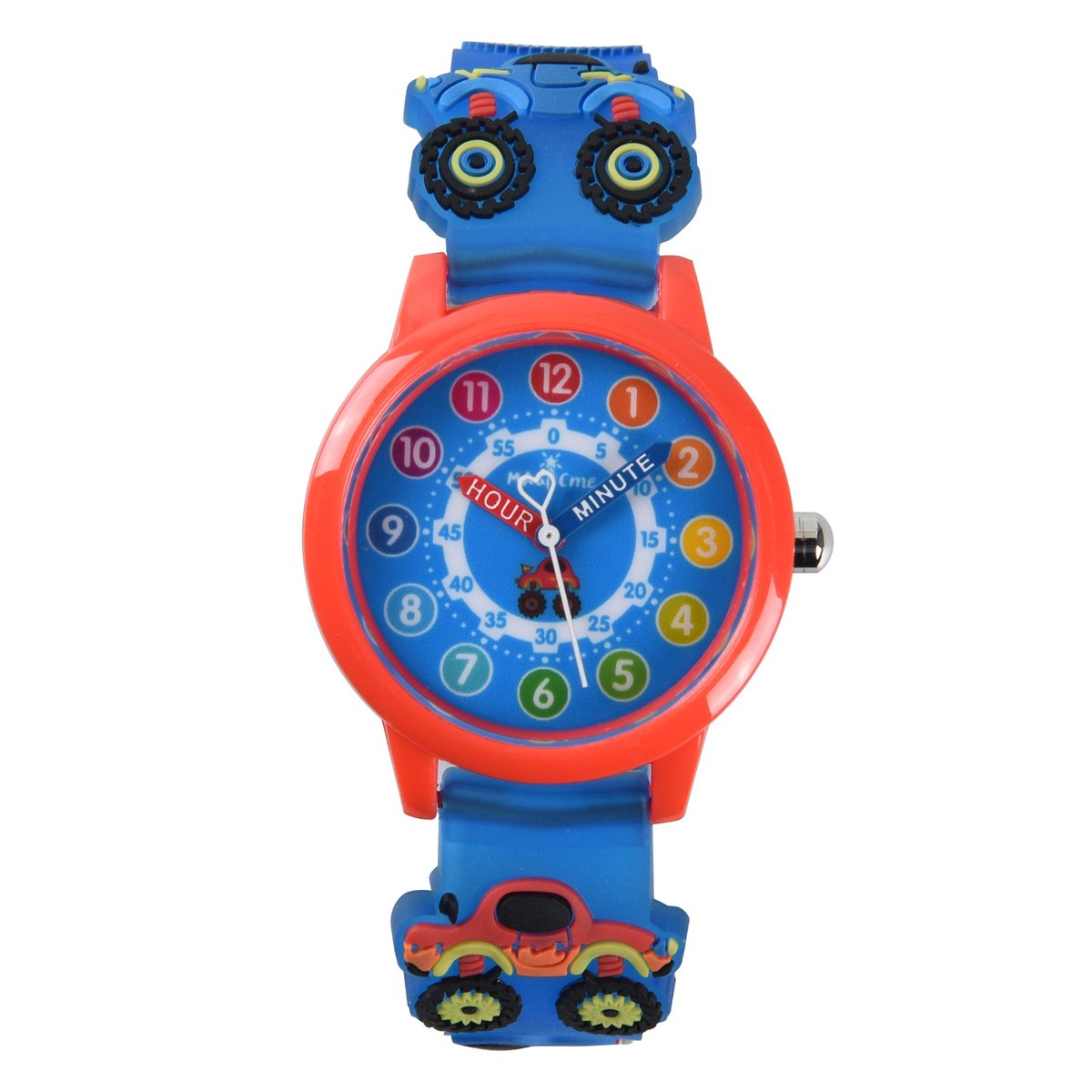 Auto Horloge - Horloge Jongens - Kinderhorloge - Educatief Horloge - Leren Klokkijken