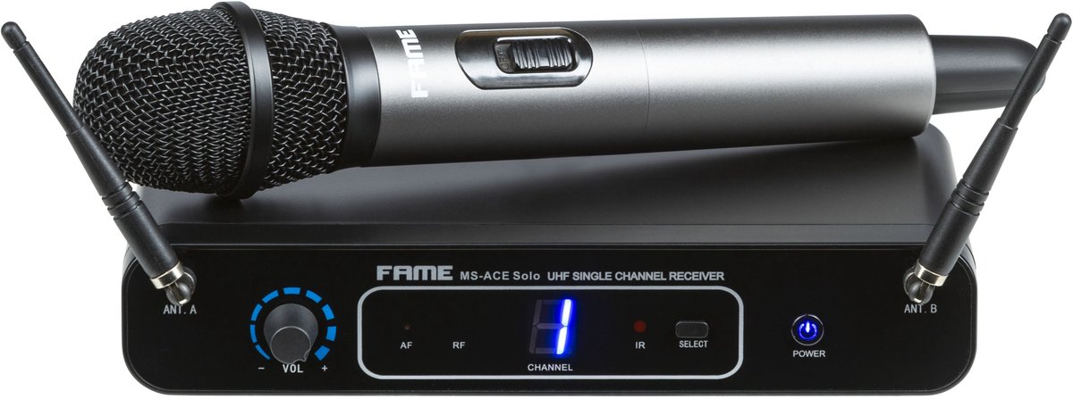 Fame MS-ACE Solo "MIC" C 826-832 MHz - Draadloze transmissie set