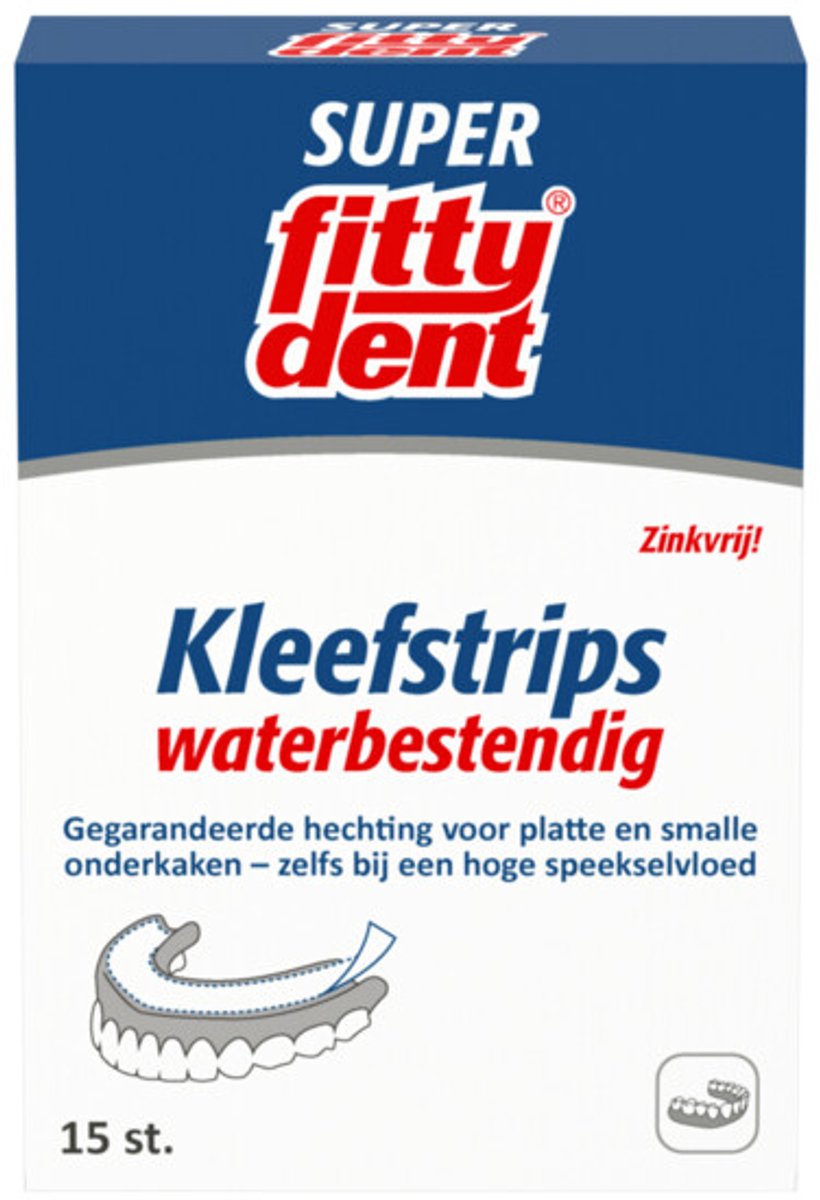 Fittydent Kleefstrips - 15 stuks