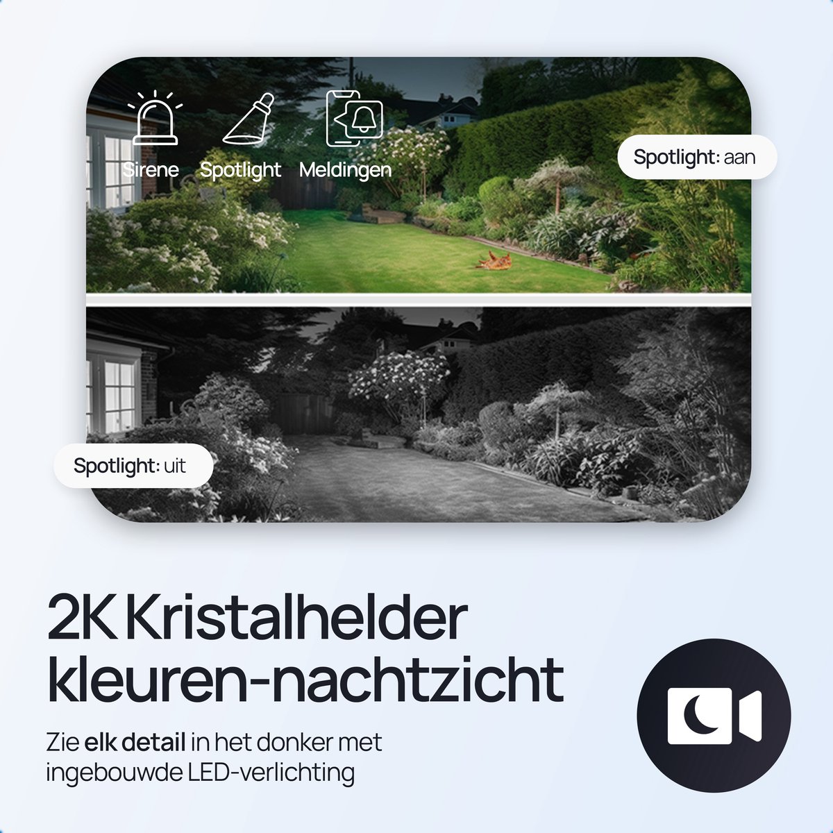 Protectly 2K Draadloze Beveiligingscamera Buiten met 64GB SD thumbnail 5