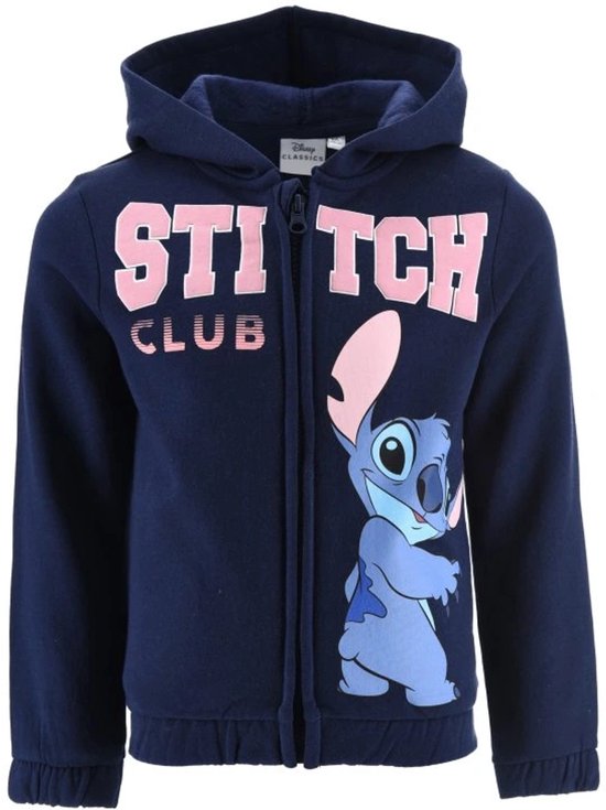 Gilet Disney Lilo & Stitch - STITCH Club - Bleu marine - Taille 110/116 (6 ans)