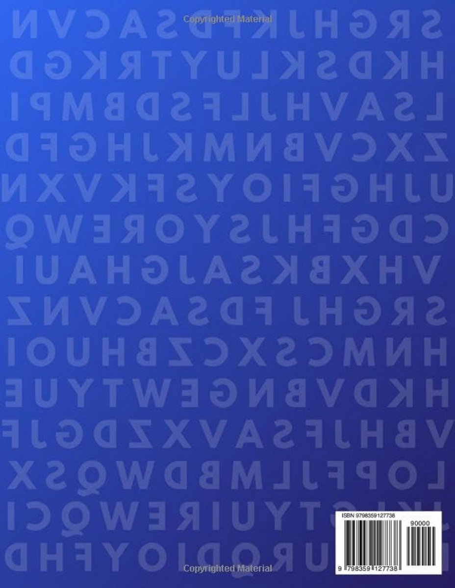 Grote Letterwoordenzoekboek Voor Volwassenen - 100 Thema Puzzels Met 2000 Nieuwe Woorden