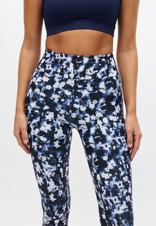 RÖHNISCH - printed high waist tights - Lange trainingslegging dames - Donkerblauw — afbeelding 2