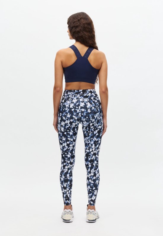 RÖHNISCH - printed high waist tights - Lange trainingslegging dames - Donkerblauw — afbeelding 5